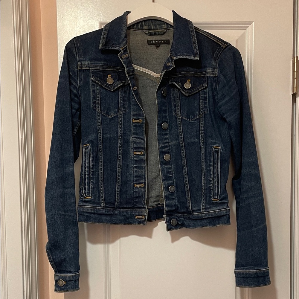 Theory Indigo Denim Jacket